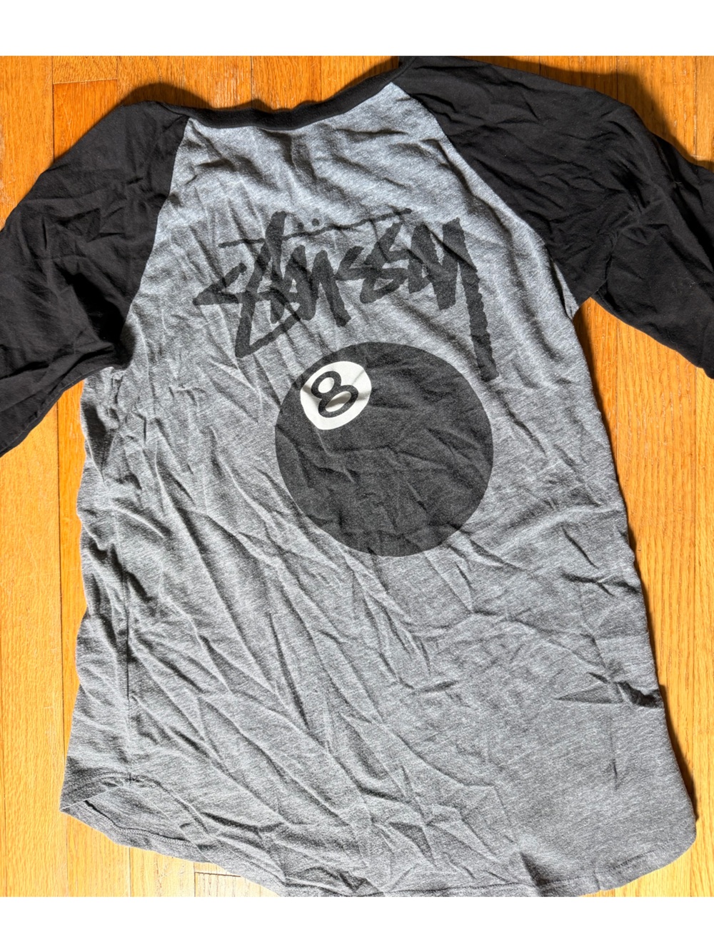 Stussy Vintage 8 Ball Baseball T Shirt Women’s Medium